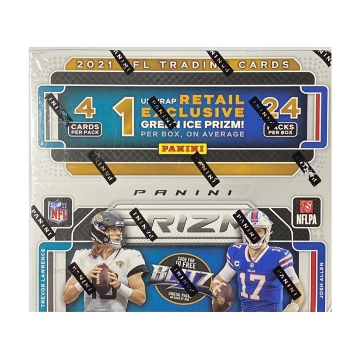 2021 Panini Prizm Football 24-Pack Retail Box (Black & White Prizms ...