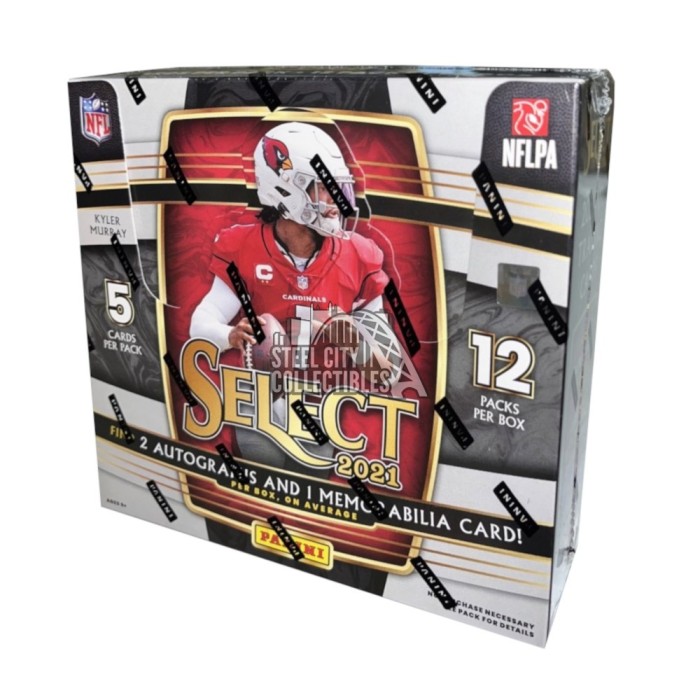 : 2021 Panini Select Football Hobby Box (12 Packs/5