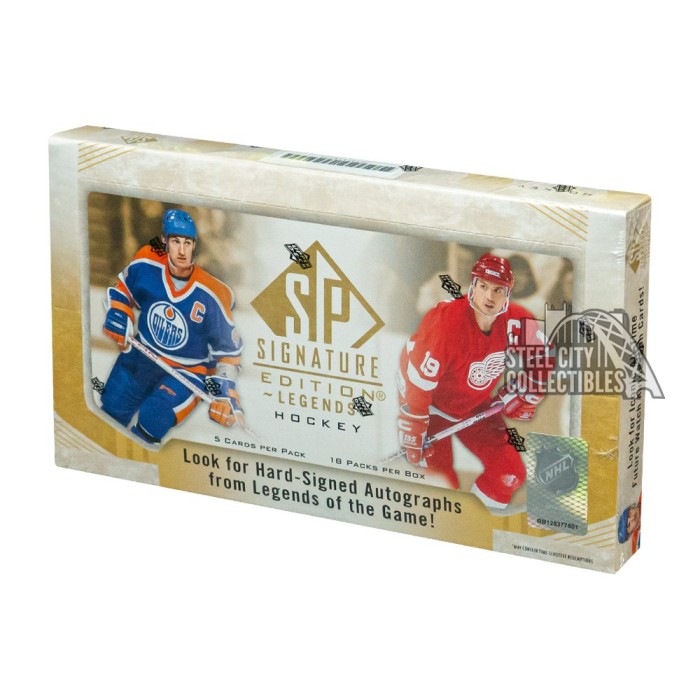 2020-21 Upper Deck SP Signature Legends Hockey Hobby Box