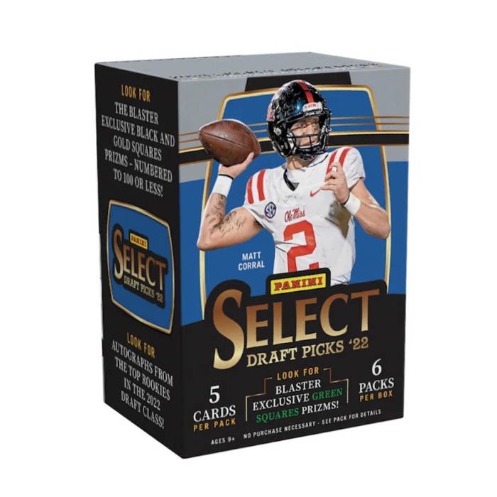 Panini Select Draft Picks 2022 blaster box lot 5 hotsell boxes of cards!!