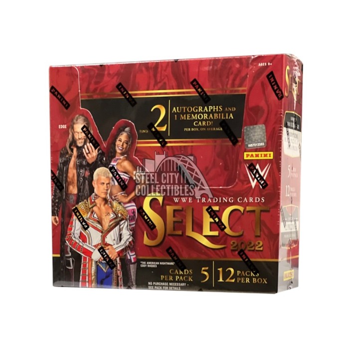 2022 Panini Select WWE Wrestling Hobby Box Steel City Collectibles