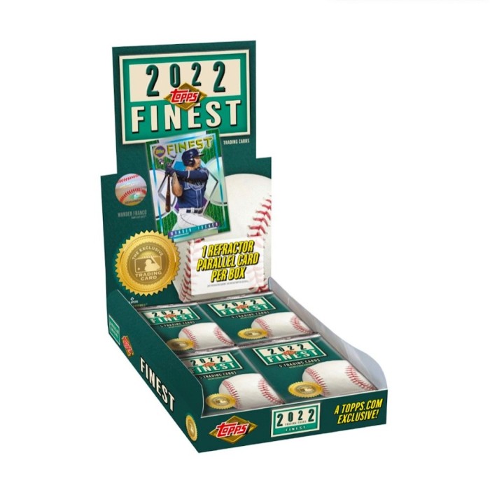 2022 Topps Finest Flashbacks Baseball Hobby Box Steel City Collectibles