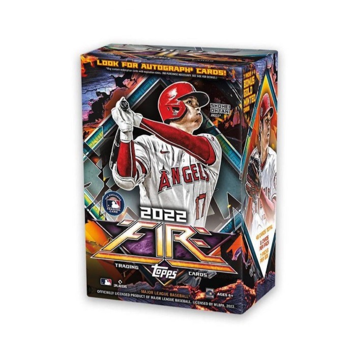 2022 Topps Fire Baseball 7Pack Blaster Box Steel City Collectibles