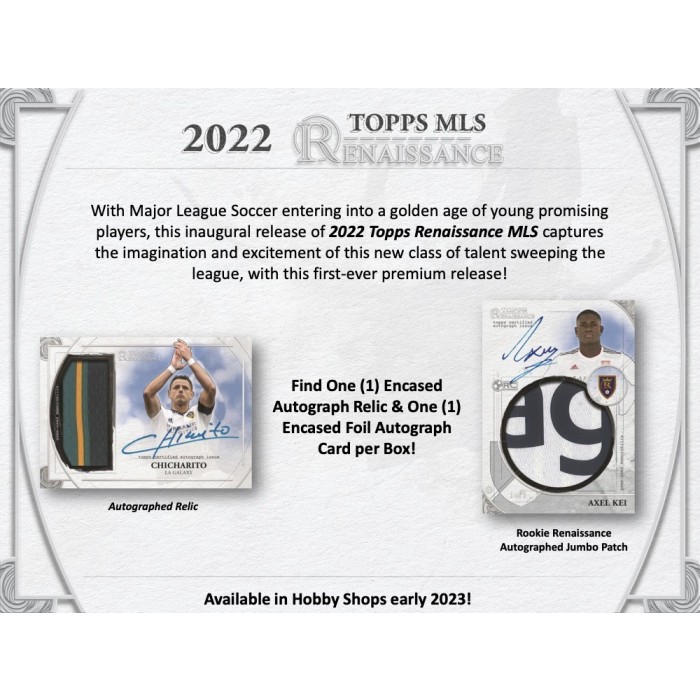  2022 Topps MLS Soccer MASSIVE Factory Sealed HOBBY 24