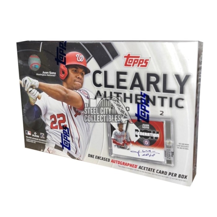 2021 Topps Clearly Authentic Baseball Hobby 20-Box Case with