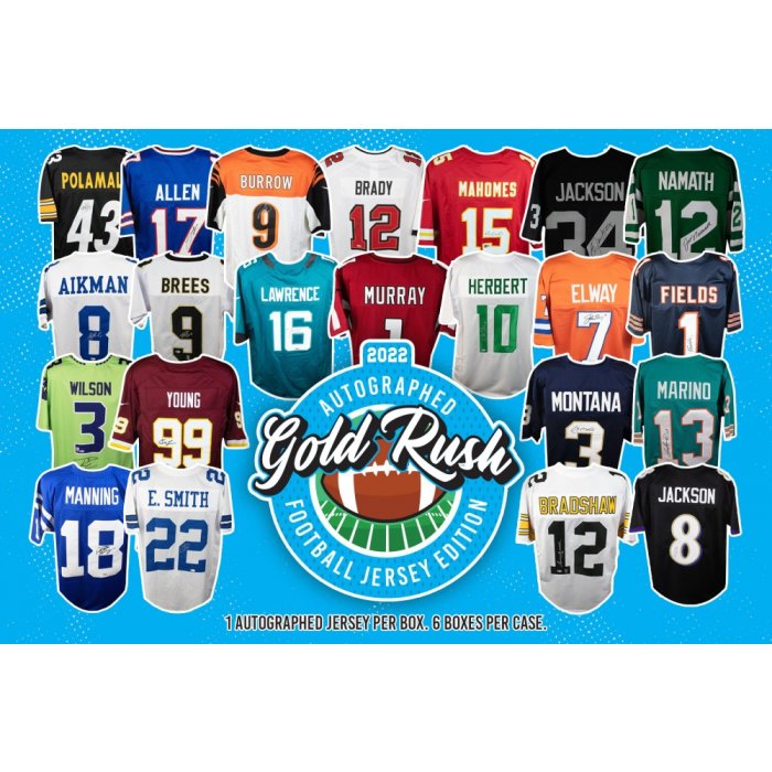 2023 Gold Rush Autographed Hockey Jersey Series 1 6-Box Case