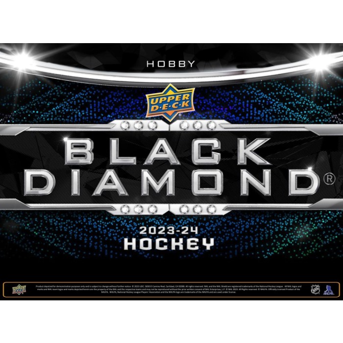 2023 24 Upper Deck Black Diamond Hockey Hobby 5 Box Case Steel City   2023 24 Black Diamond Hockey   Hobby Solicitation85942 