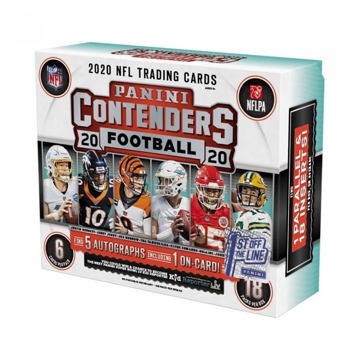 2020 Panini Contenders Football Hobby Dual Box 1st Off The Line Random Division Group Break 2 