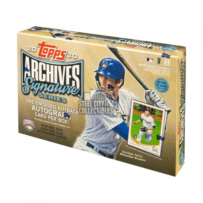 2020 Topps Archives Signature Series Baseball Active Player Edition ...