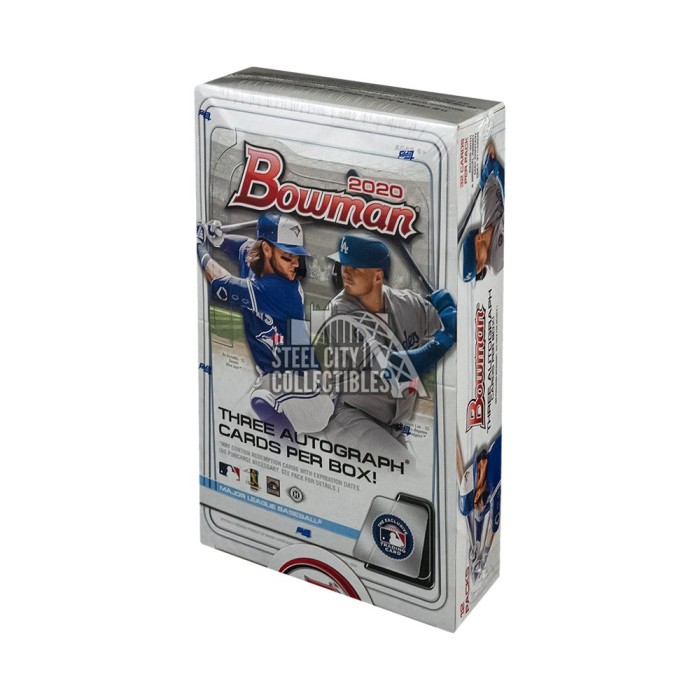 2020 Bowman Baseball HTA Jumbo Hobby Box | Steel City