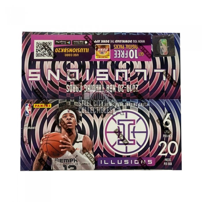 2019-20 Panini Illusions Basketball 20 Pack Retail Box