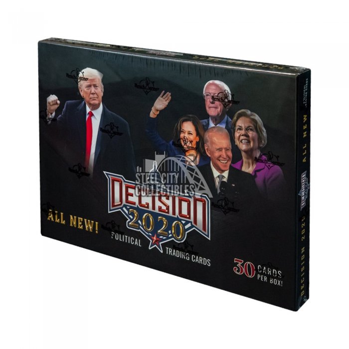 Decision 2020 Political Trading Cards Hobby Box | Steel City Collectibles