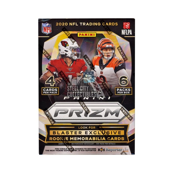 2021 Panini Prizm Football 6-Pack Blaster Box (Disco Prizms!)