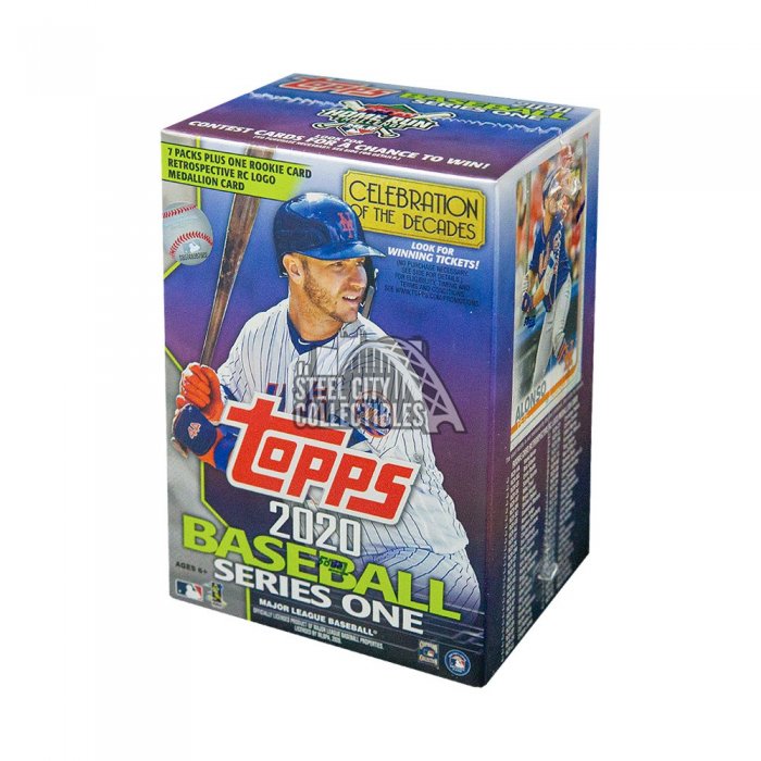 2020 Topps Series 1 Baseball 7ct Blaster Box Steel City Collectibles