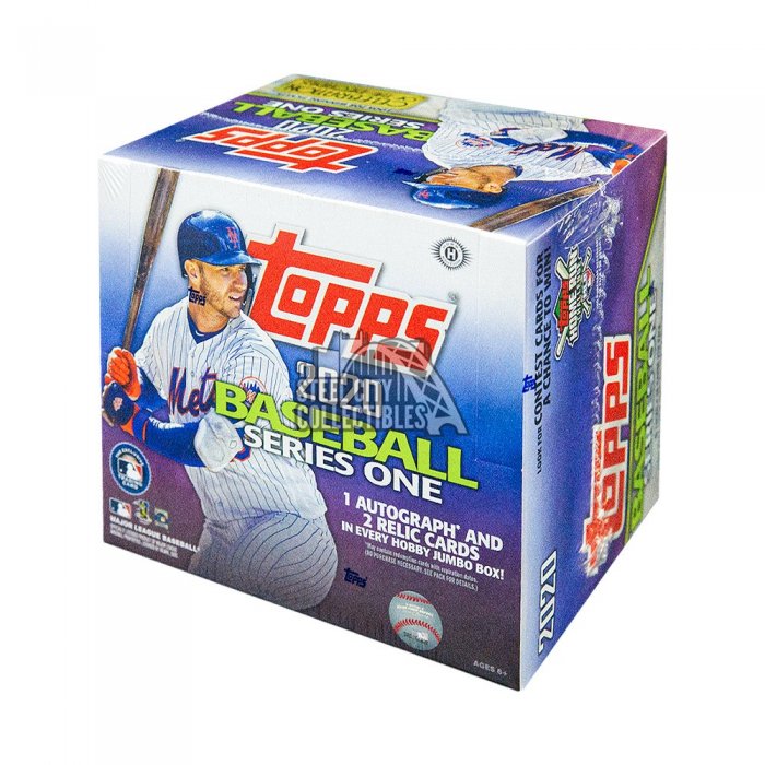 2020 Topps Series 1 Baseball HTA Hobby Jumbo Box Steel City Collectibles