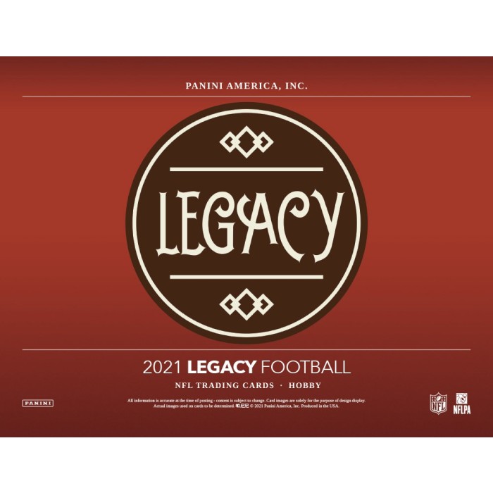 2021 Panini Legacy Football Hobby 24-Box Case