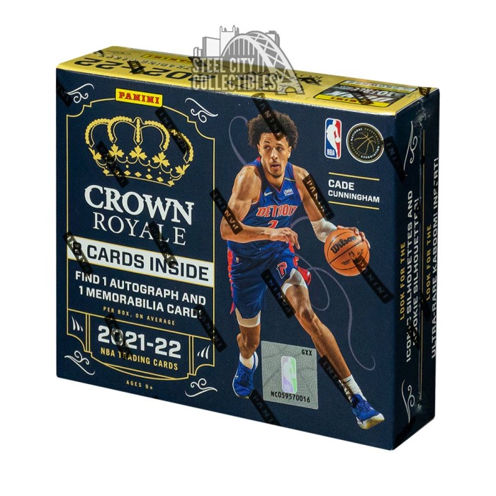 2021 22 Panini Crown Royale Basketball Hobby Box Steel City Collectibles 