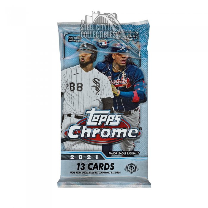 2021 Topps Chrome Baseball HTA Jumbo Hobby Pack | Steel City Collectibles