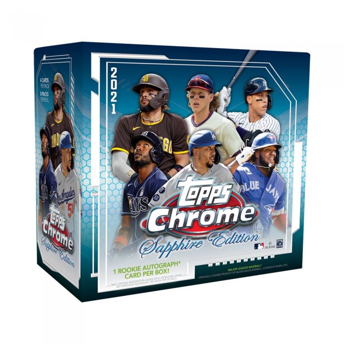 2021 Topps Chrome Baseball Sapphire Edition Box | Steel City Collectibles