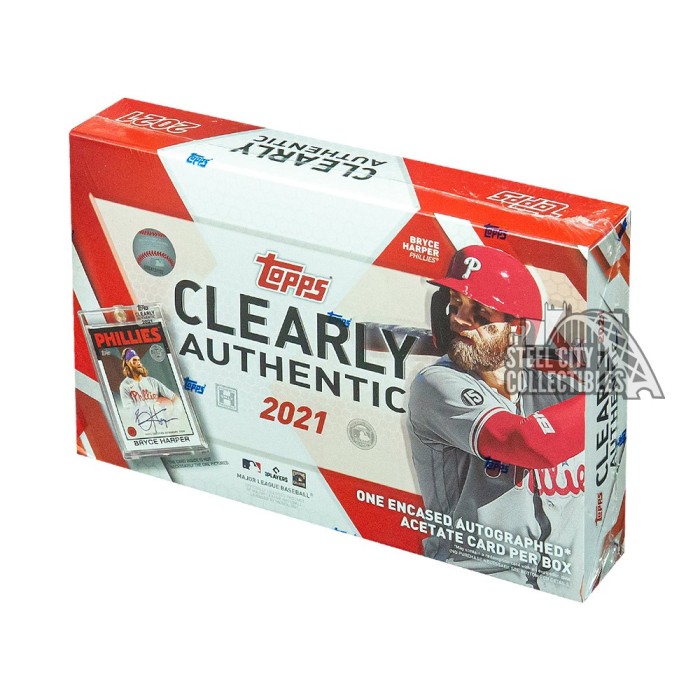 2021 Topps Clearly Authentic Baseball Hobby 20-Box Case with