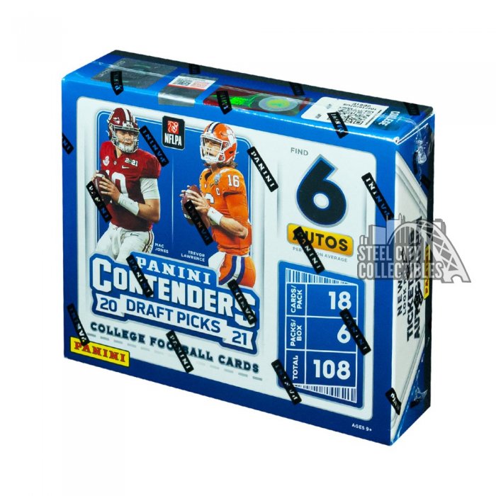 2021 Panini Contenders Draft Picks Football Blaster Box with (7) Packs