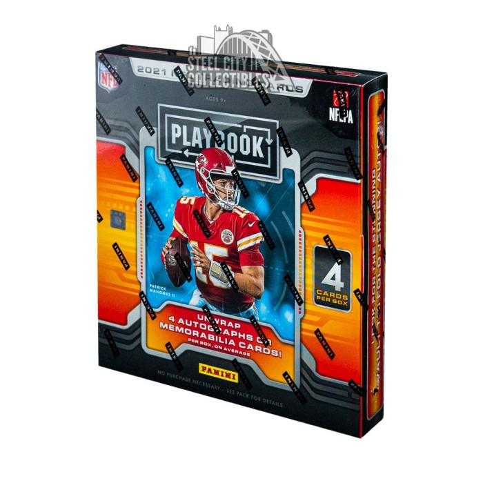 2021 Panini Playbook Football Mega Box with (4) Packs