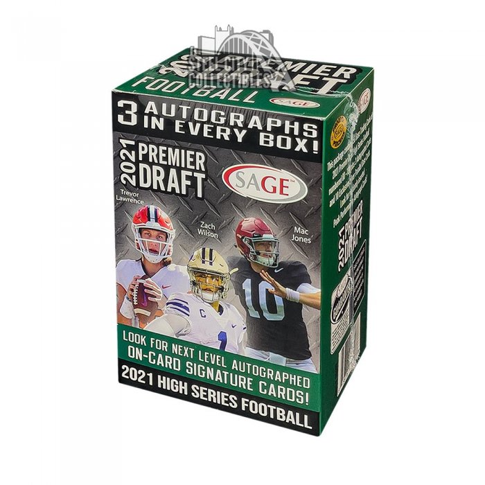 2021 Sage Premier Draft Football Unboxing. 16 Autos per Box! 