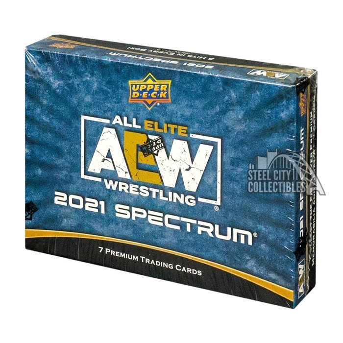 2021 Upper Deck AEW Spectrum Wrestling Hobby 4-Box Random 2-Card Group ...