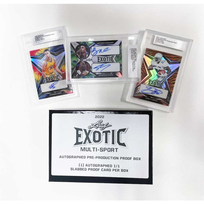 2022 Leaf Exotic Multi-Sport Edition 1/1 Pre-Production Proof Box