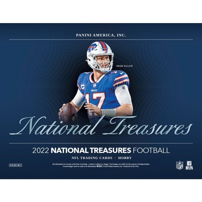 2022 Panini National Treasures Football Hobby Box Random Card Group Break 1 Tyler Steel