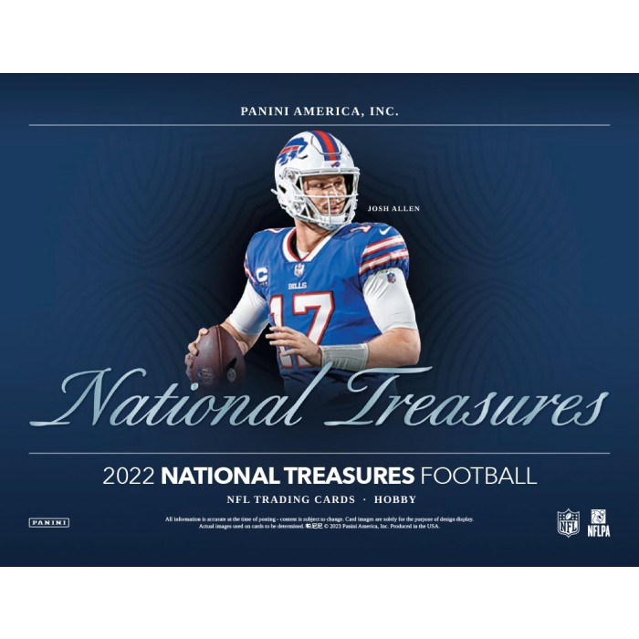 2022 Panini National Treasures Football Hobby Box Steel City Collectibles