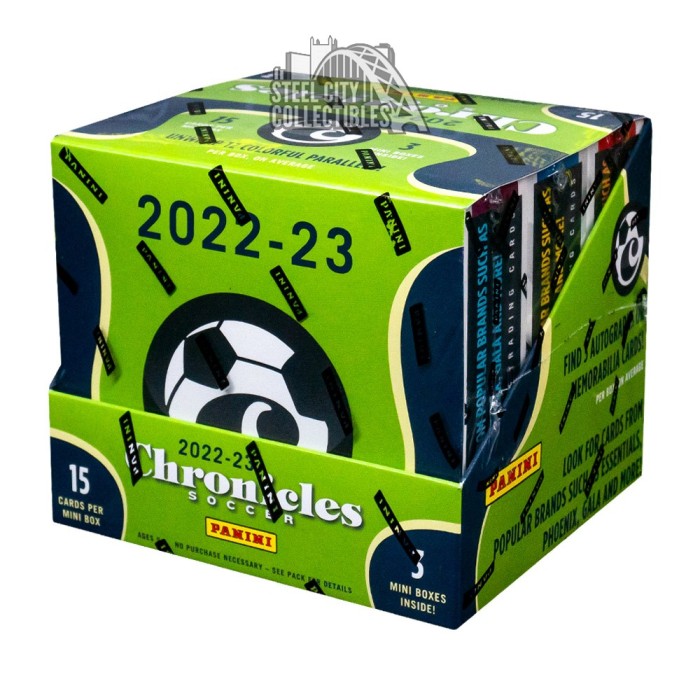 2022-23 Panini Chronicles Soccer Hobby Box | Steel City Collectibles