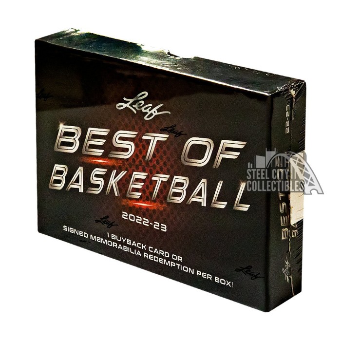 202223 Leaf Best of Basketball Hobby Box Steel City Collectibles