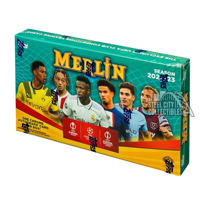 2022-23 Topps UEFA Club Competitions Merlin Chrome Soccer 