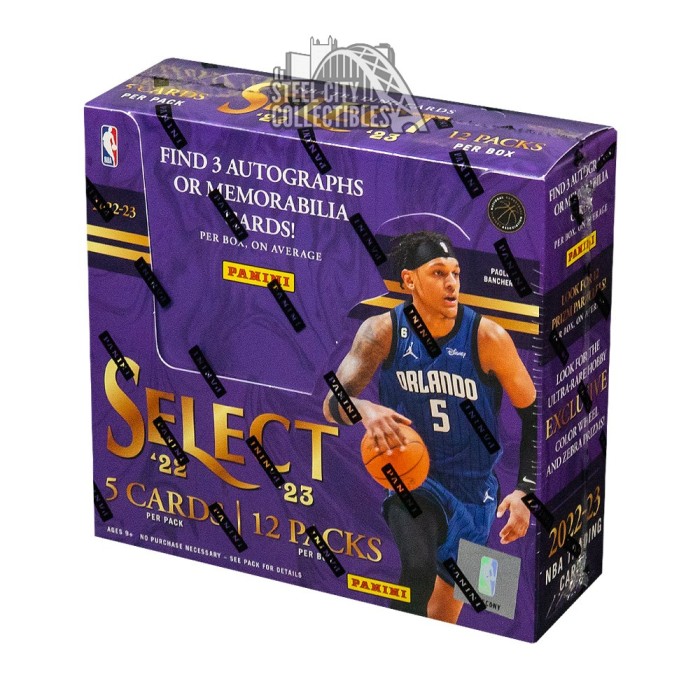 2019-20 Panini Select Basketball Checklist, Boxes, Set Info