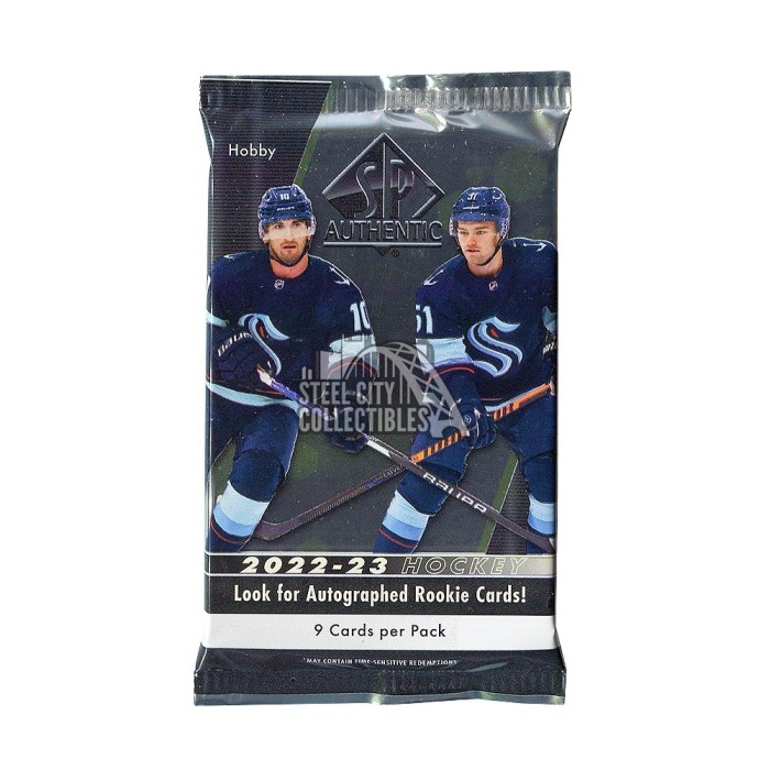 2022 23 Upper Deck SP Authentic Hockey Hobby Pack Steel City