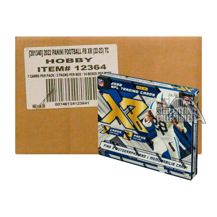 2022 Panini XR Football Hobby Box - 2 Packs : Everything Else 