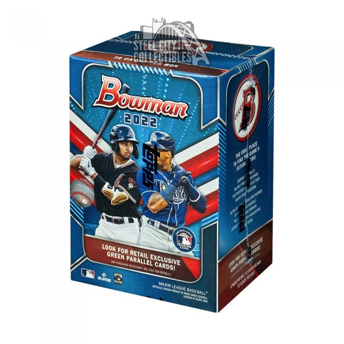 2022 Bowman Baseball 6 Pack Blaster Box Steel City Collectibles