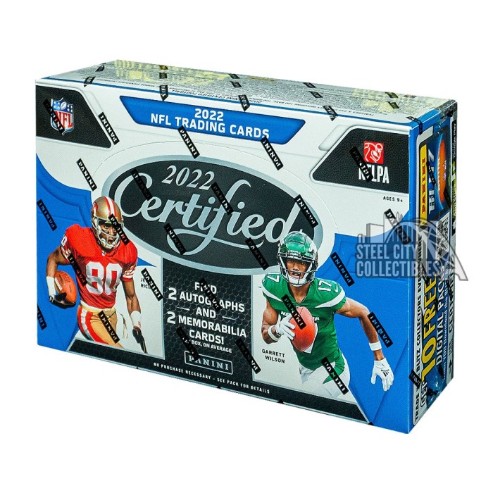 2022 Panini Certified Football Hobby Box Steel City Collectibles
