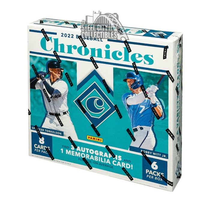 2022 Panini Chronicles Baseball Hobby Box Steel City Collectibles