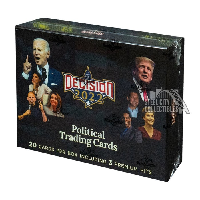 2022 Decision Political Trading Cards Hobby Box Steel City Collectibles