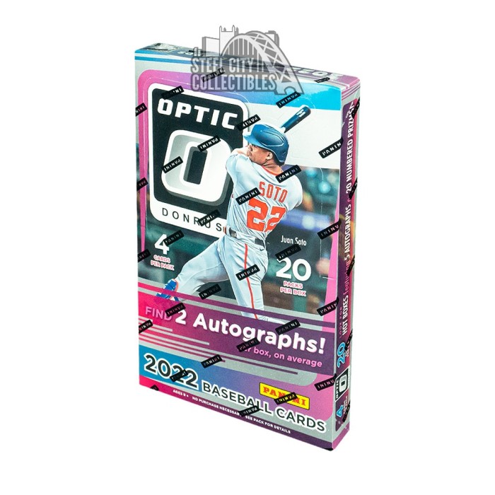 2022 Panini Donruss Optic Baseball Hobby Box Steel City Collectibles