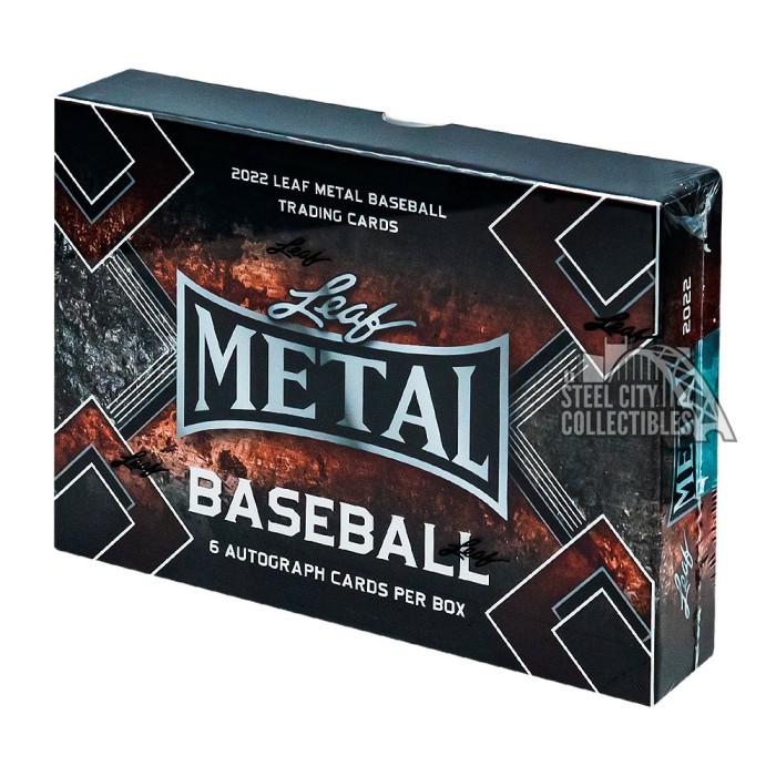 2022 Leaf Metal Baseball Hobby Box Steel City Collectibles