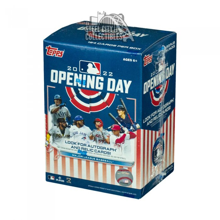 2022 Topps Opening Day Baseball 22 Pack Blaster Box Steel City