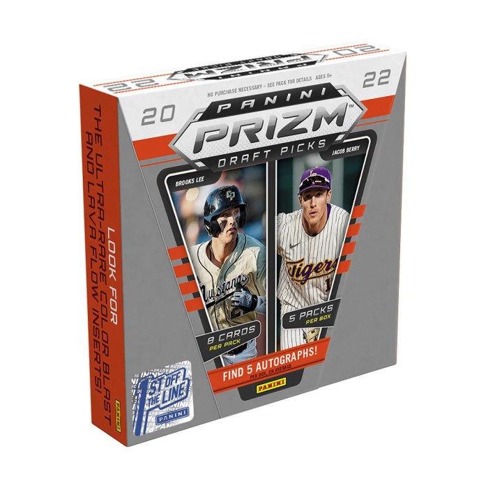 Color Blast Card Set For 2020 Panini Prizm Draft Picks Baseball