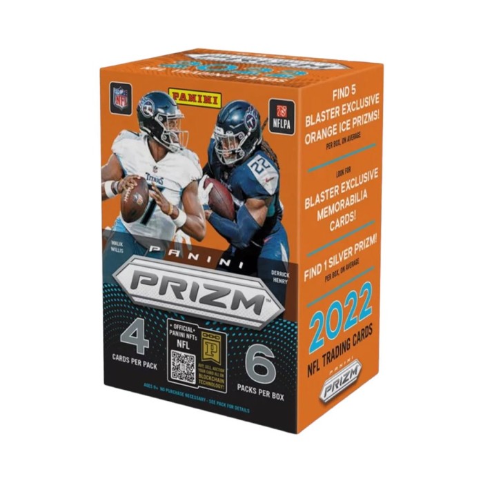 Panini America 2022 NFL Prizm Football Factory Sealed Fanatics Exclusive  Blaster Box