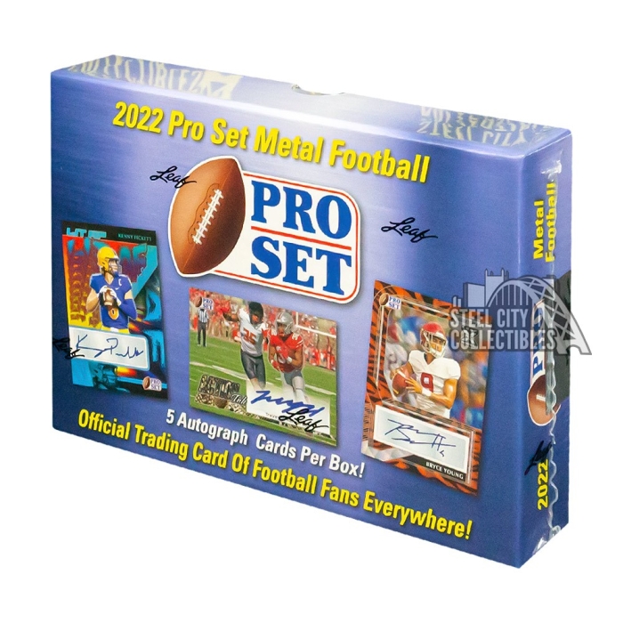 2021 Pro Set Metal Football Hobby Box