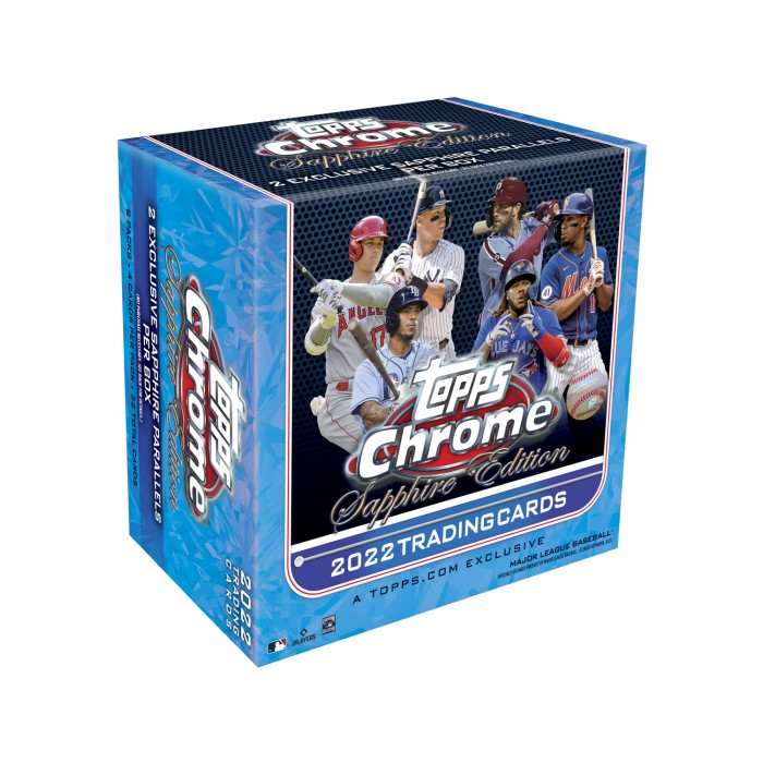 2021 Topps Bowman Baseball Sapphire Edition 2-Box Random Division