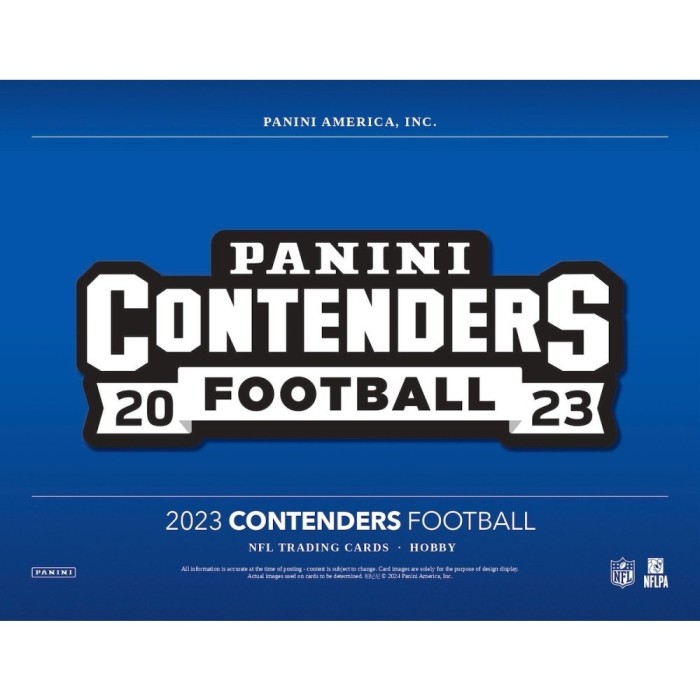 2023 Panini Contenders Football 6 Hobby Box (Half Case) PYT Group Break 1 Brett (Steve