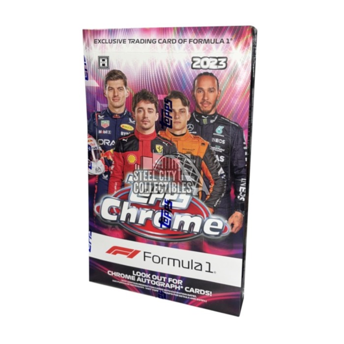 2023 Topps Chrome Formula 1 F1 Racing Hobby Box